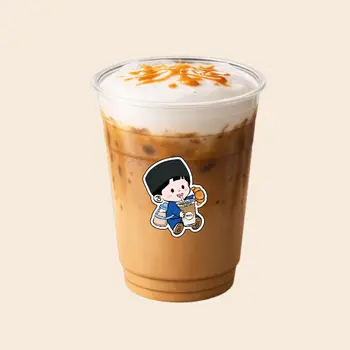 Iced Creme Brulee Latte
